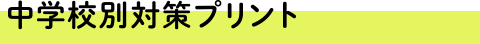 中学校別対策プリント