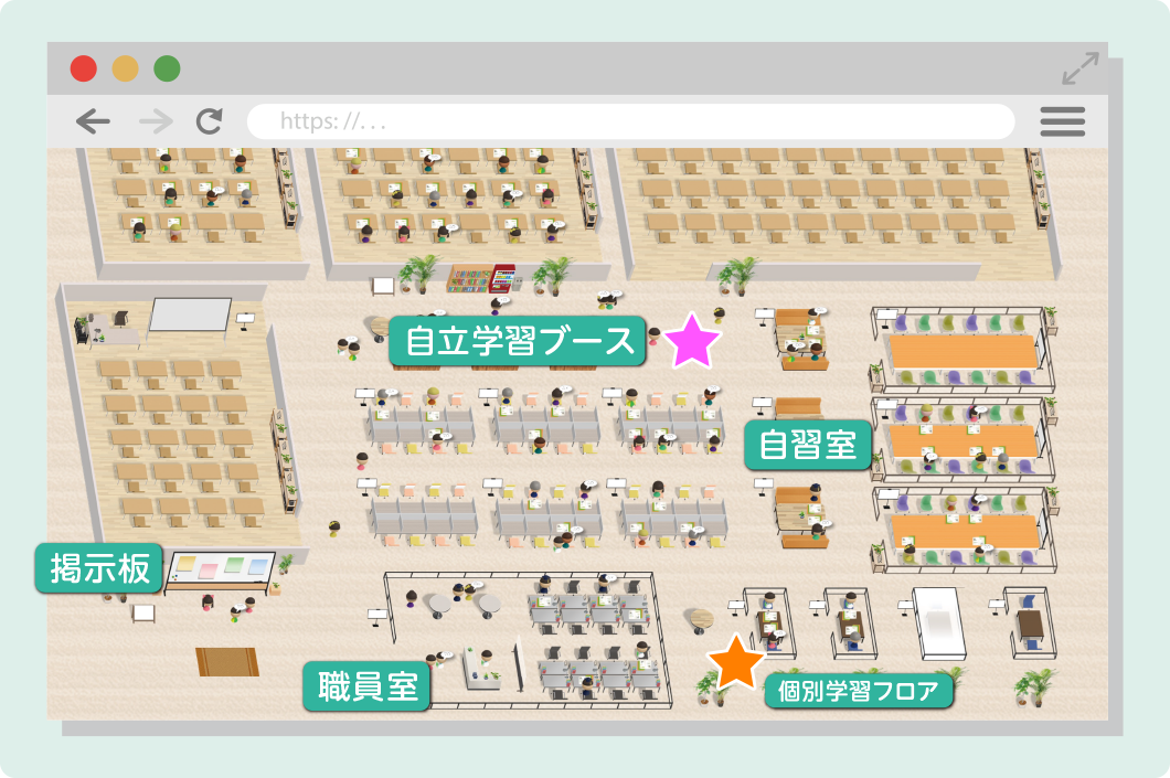2F自立学習フロア
